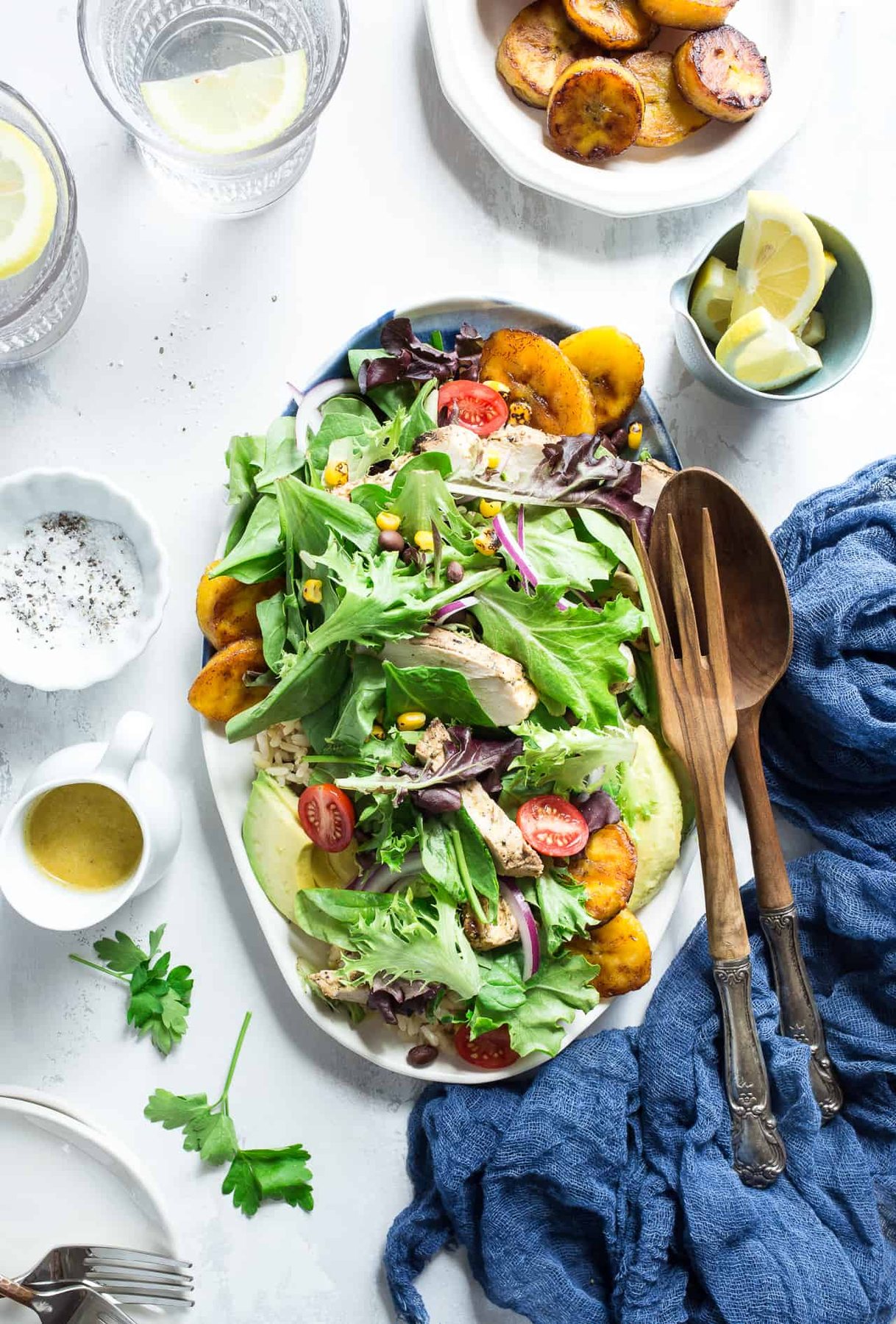 Cuban-Style Grilled Chicken Salad