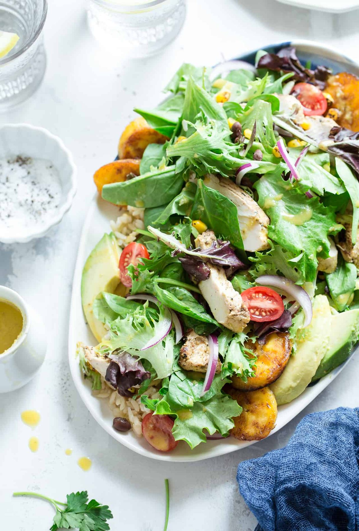 Cuban-Style Grilled Chicken & Brown Rice Salad (Gluten-Free)