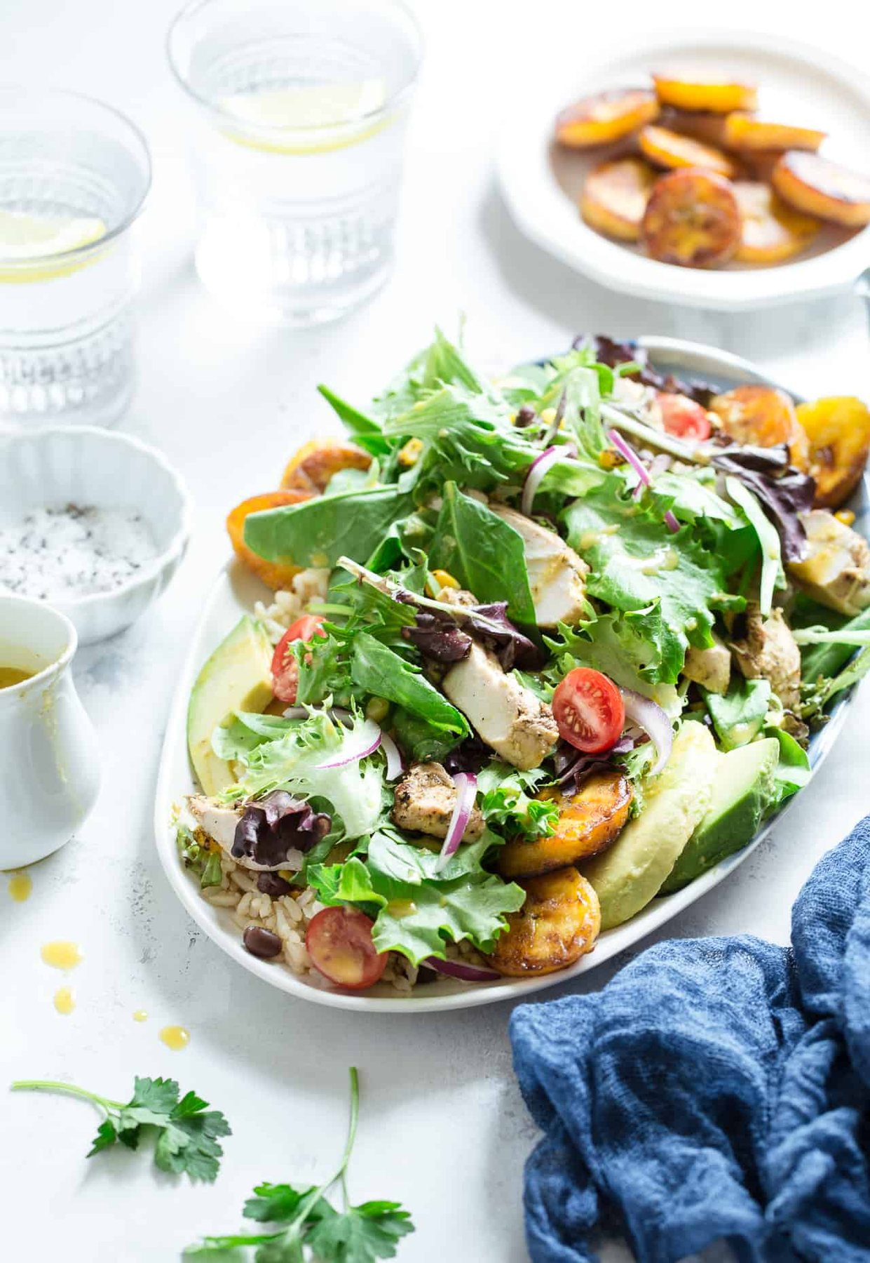 Cuban-Style Grilled Chicken & Brown Rice Salad (Gluten-Free)