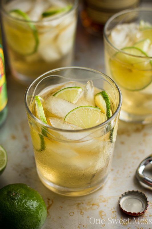 Dark & Stormy Cocktail