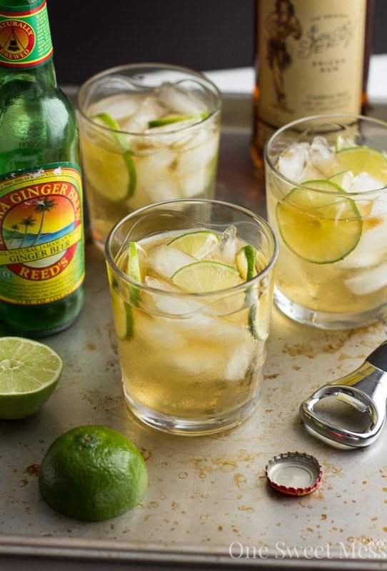 Dark & Stormy Cocktail