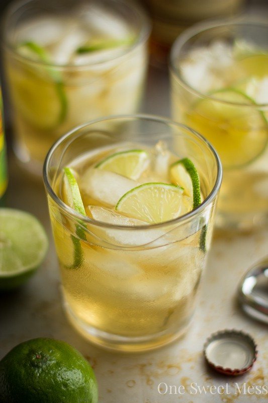 Dark & Stormy Cocktail