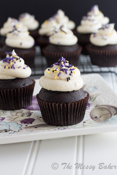Bailey's Irish Cream Cupcakes {www.themessybakerblog.com}-6311