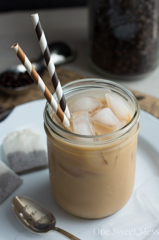 Dirty Chai Tea Latte {Espresso + Chai Tea}