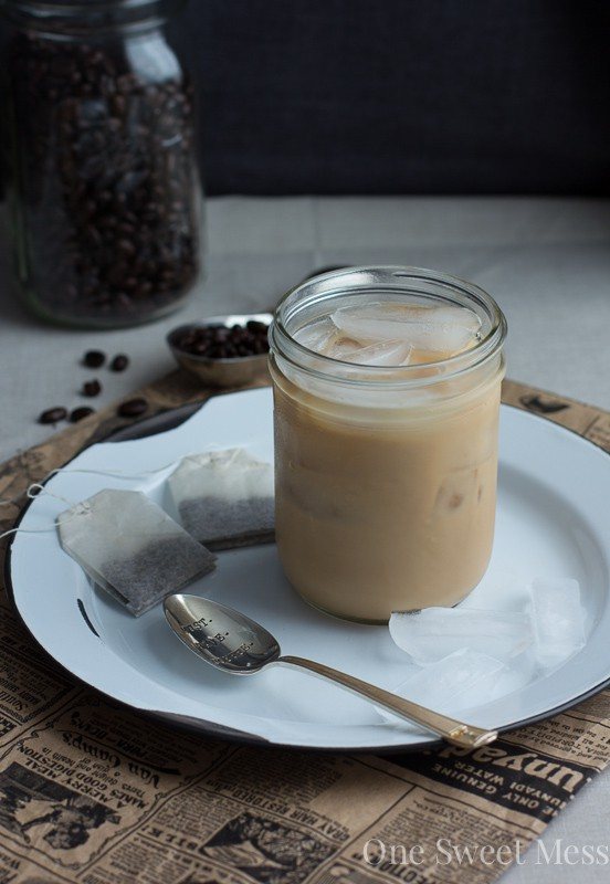 Dirty Chai Tea Latte {Espresso + Chai Tea}