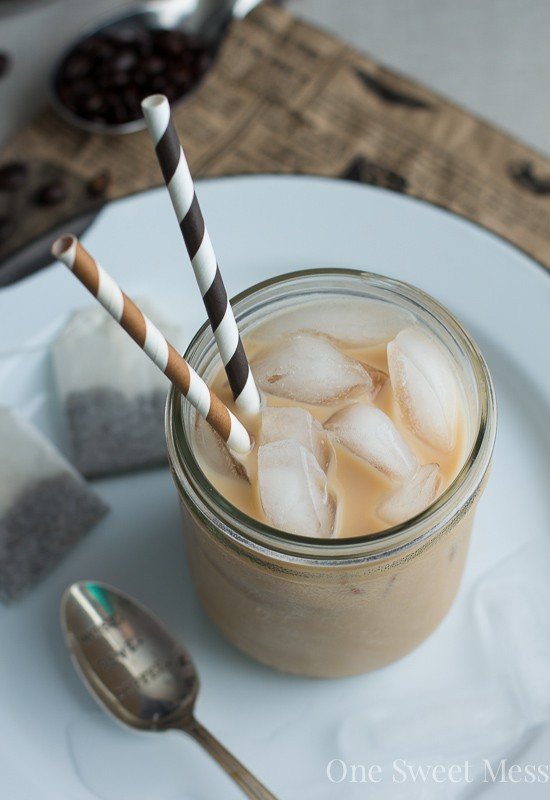 Dirty Chai Tea Latte {Espresso + Chai Tea}
