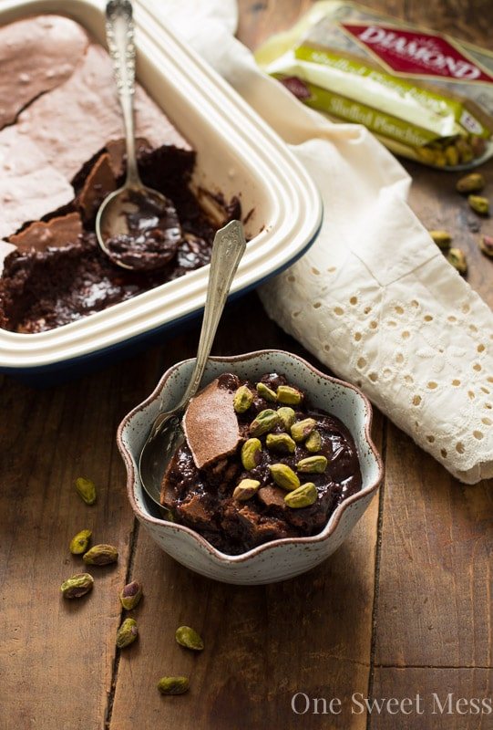 Earl Grey Brownie Pudding