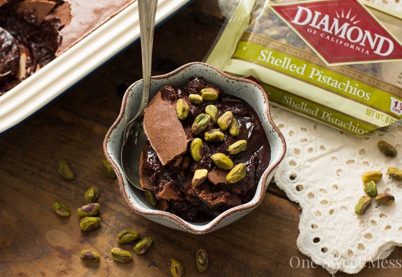 Earl Grey Brownie Pudding