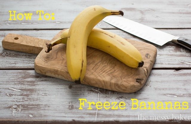 How To: Freeze Bananas