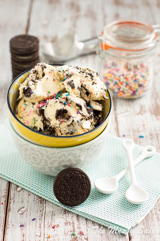 Funfetti Cake Batter Oreo Ice Cream