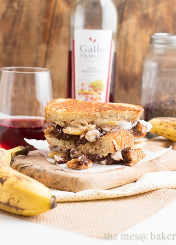 Funky Monkey Grilled Cheese ~ #SundaySupper