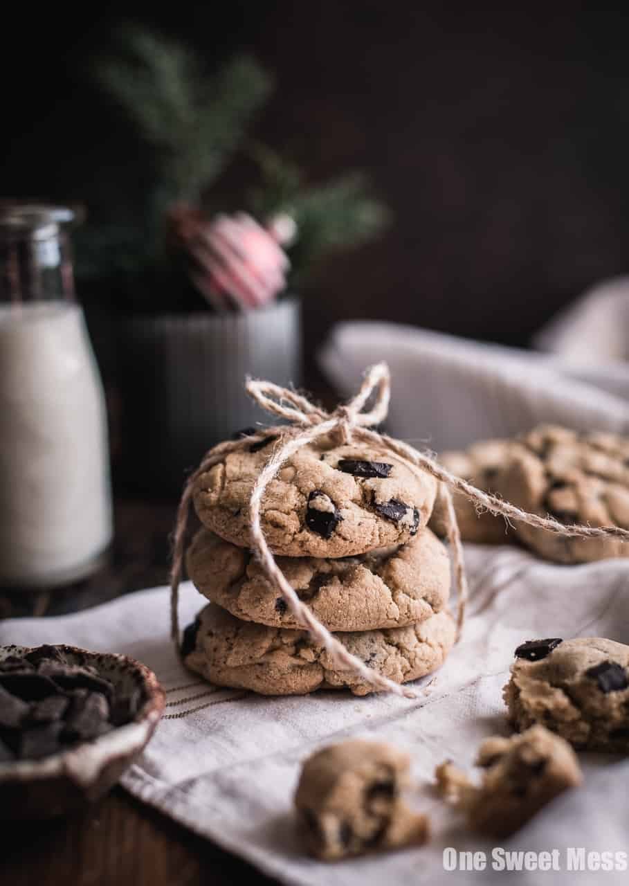 Gluten-Free Brown Butter & Toasted Almond Chocolate Chunk Cookies