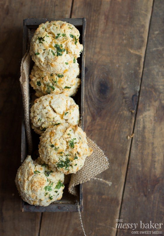Gluten-Free Chesapeake Cheddar Bay Biscuits | www.themessybakerblog.com