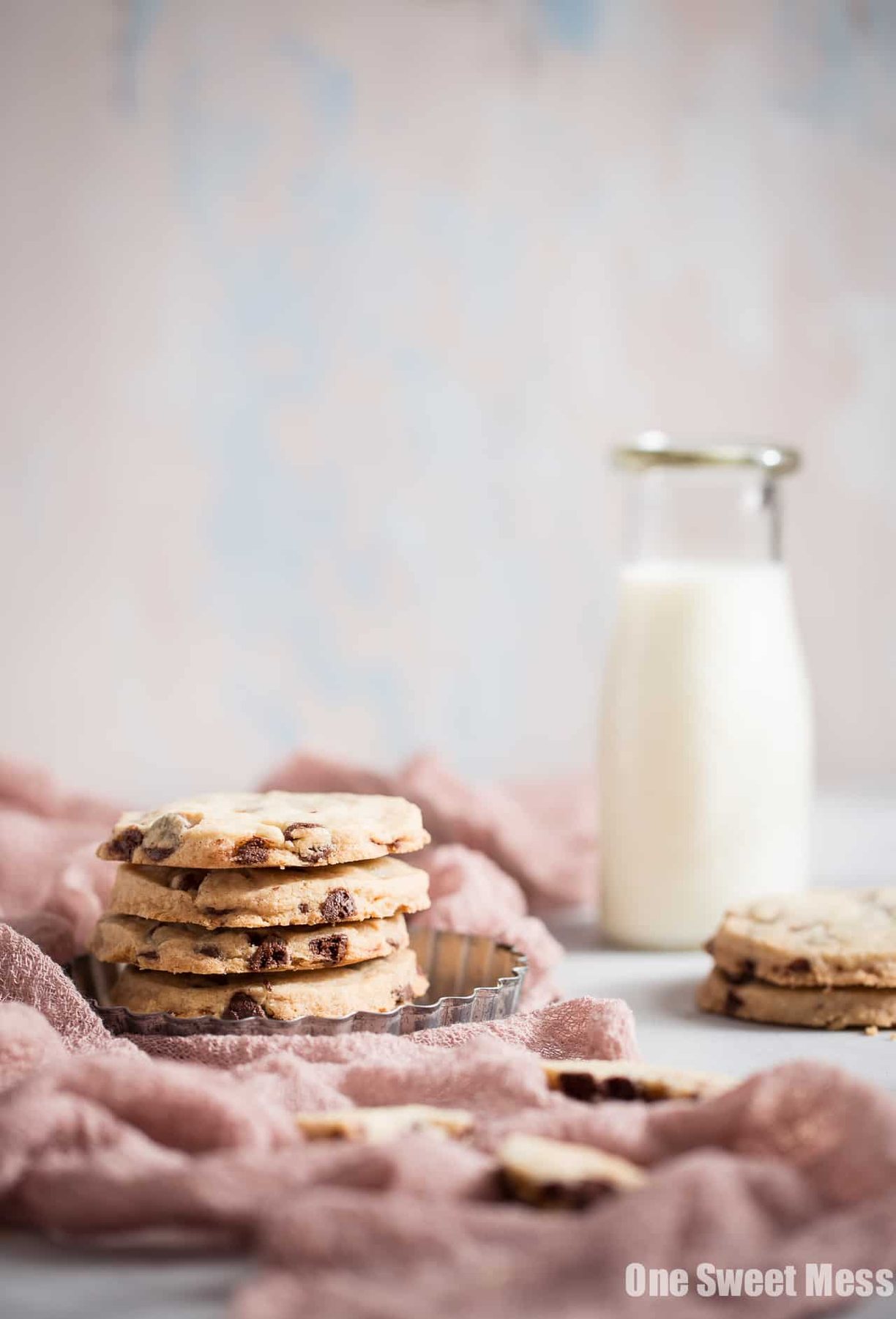 Gluten-Free Chocolate Chip Shortbread Cookies