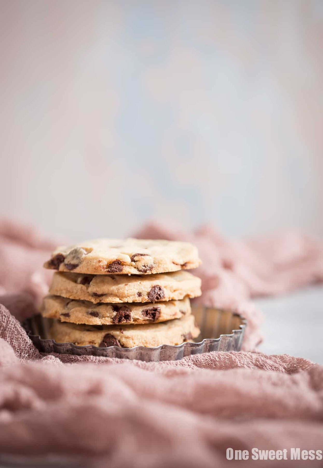 Gluten-Free Chocolate Chip Shortbread Cookies