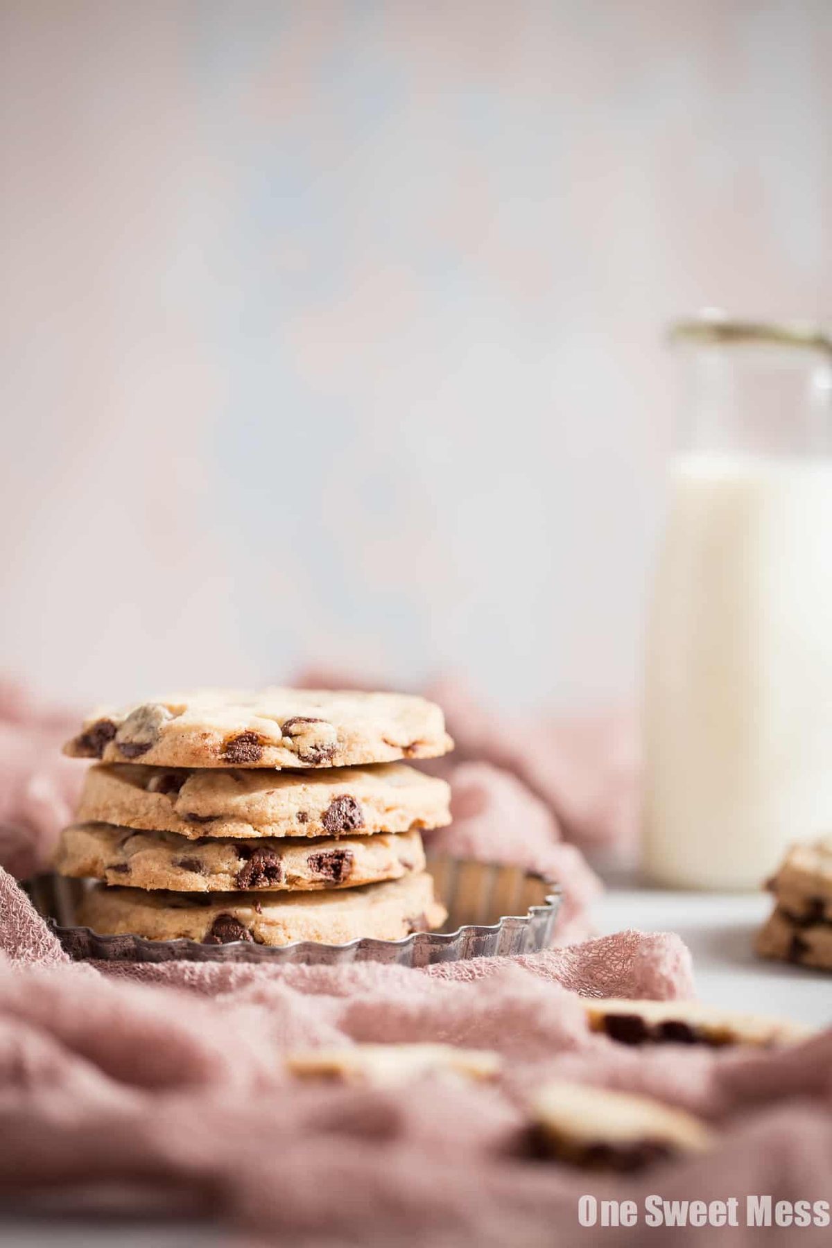 Gluten-Free Chocolate Chip Shortbread Cookies