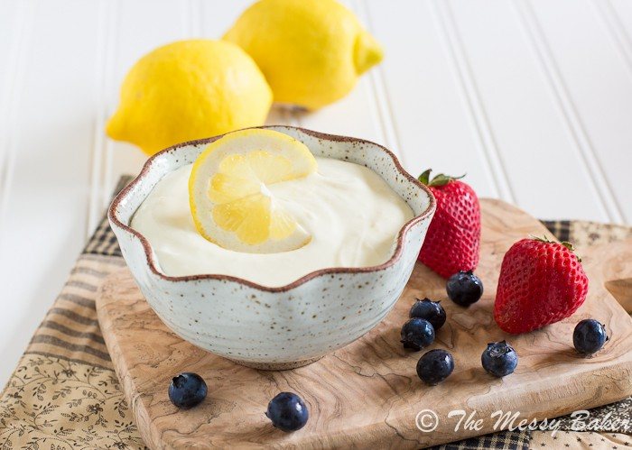 Gluten-Free Lemonade Dip | www.themessybakerblog.com -7420
