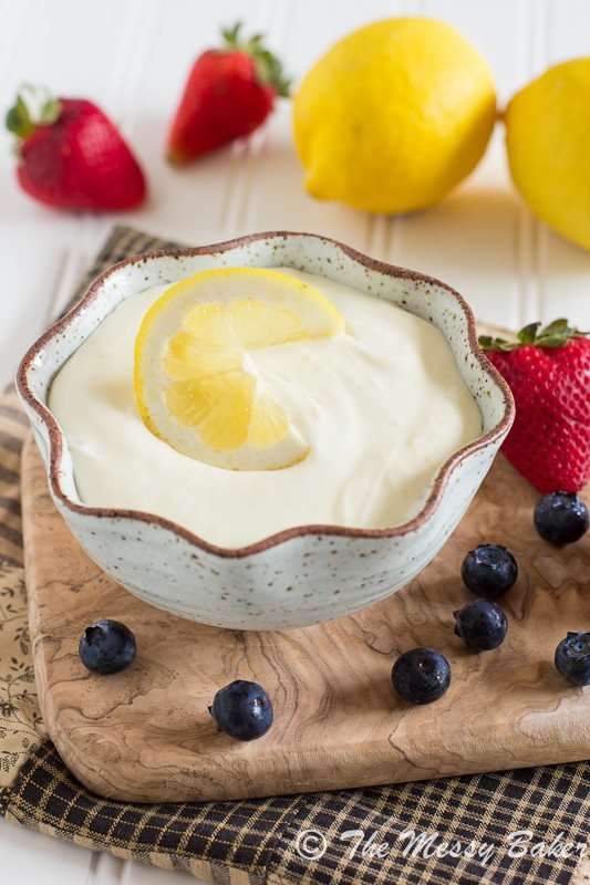 Gluten-Free Lemonade Dip | www.themessybakerblog.com -7425