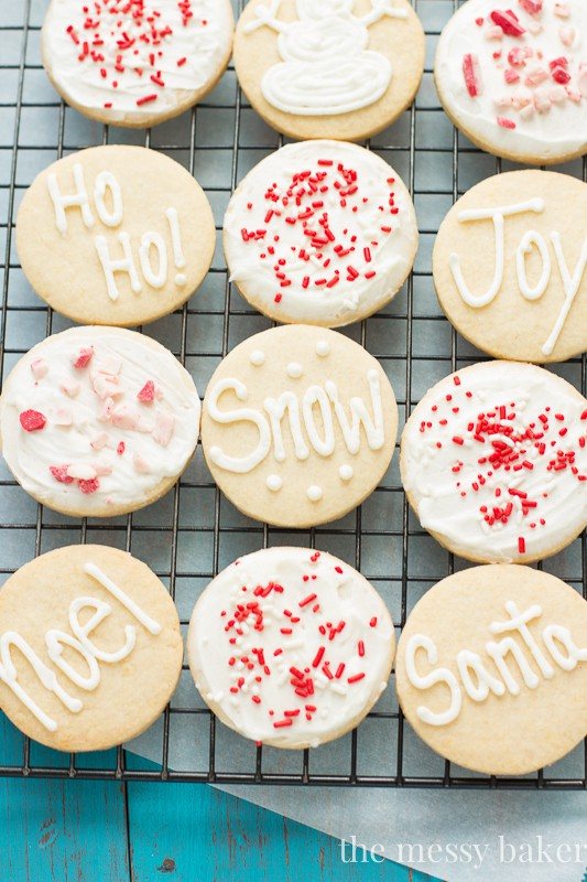 Gluten-Free Sugar Cookies with Peppermint Buttercream