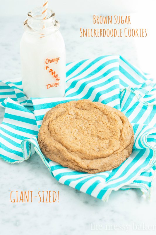 Brown Sugar Snickerdoodle Cookies
