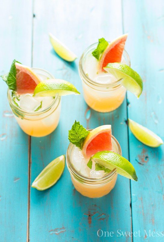 Grapefruit Honey Mojito