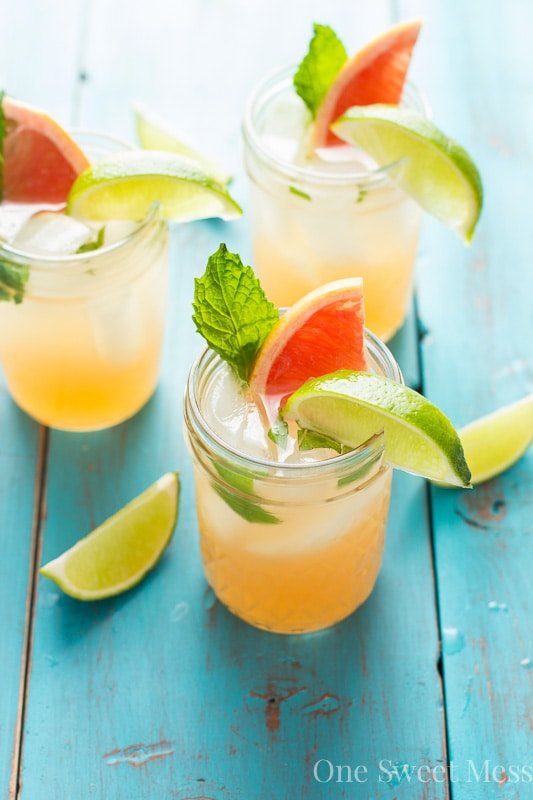 Grapefruit Honey Mojito