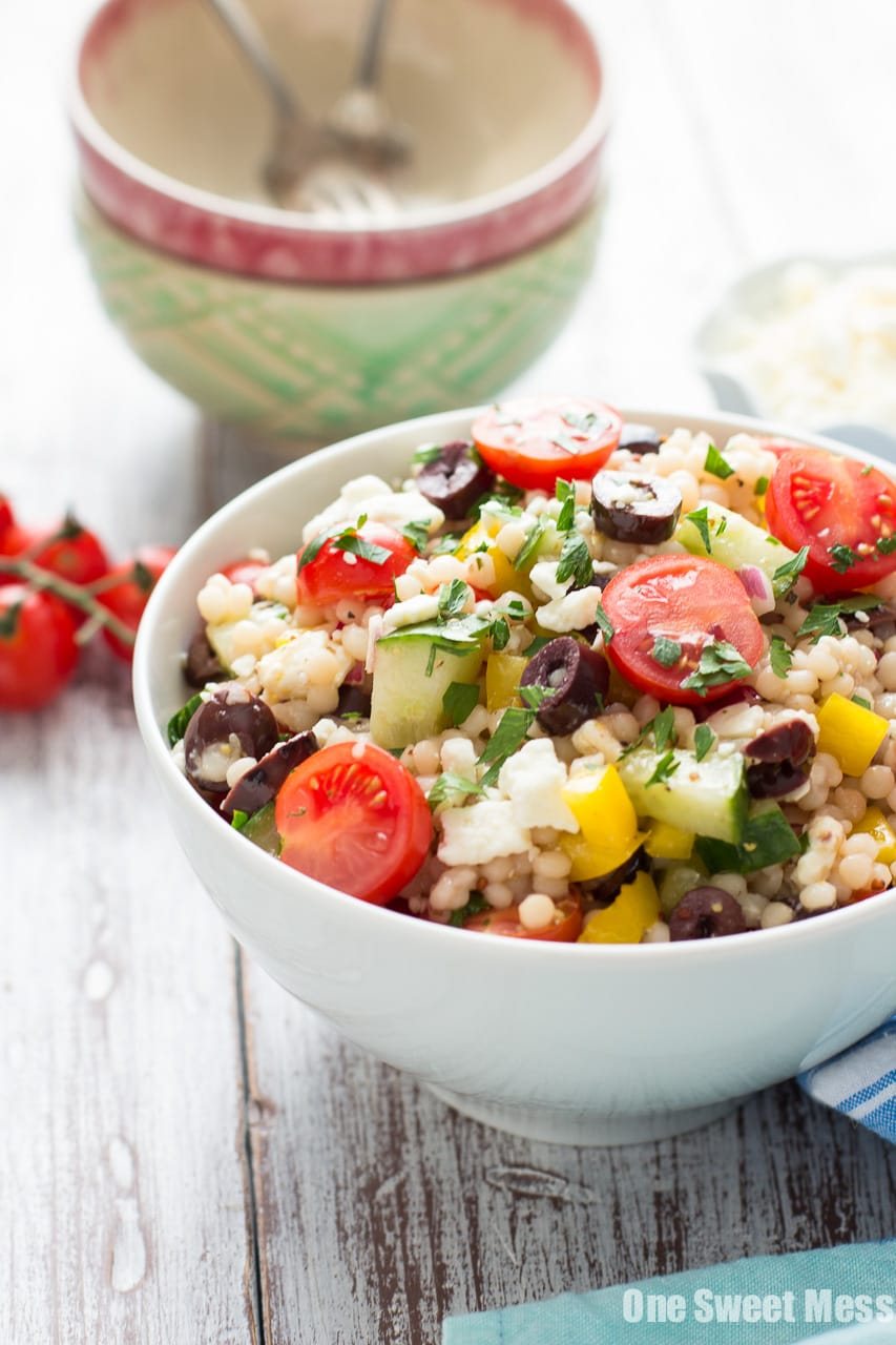 Greek Israeli Couscous Salad