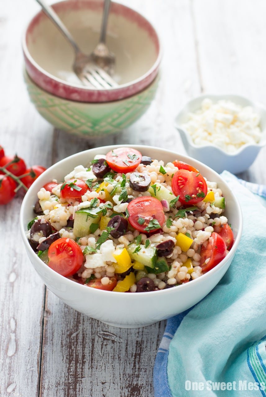 Greek Israeli Couscous Salad
