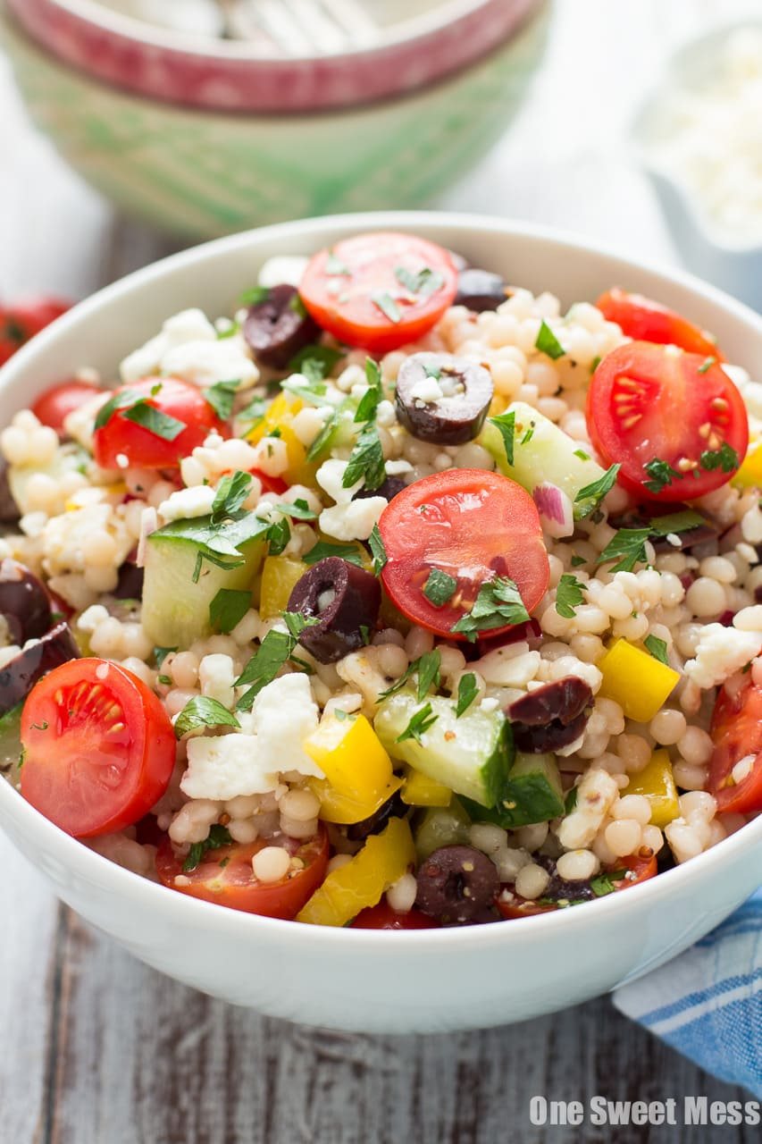 Greek Israeli Couscous Salad