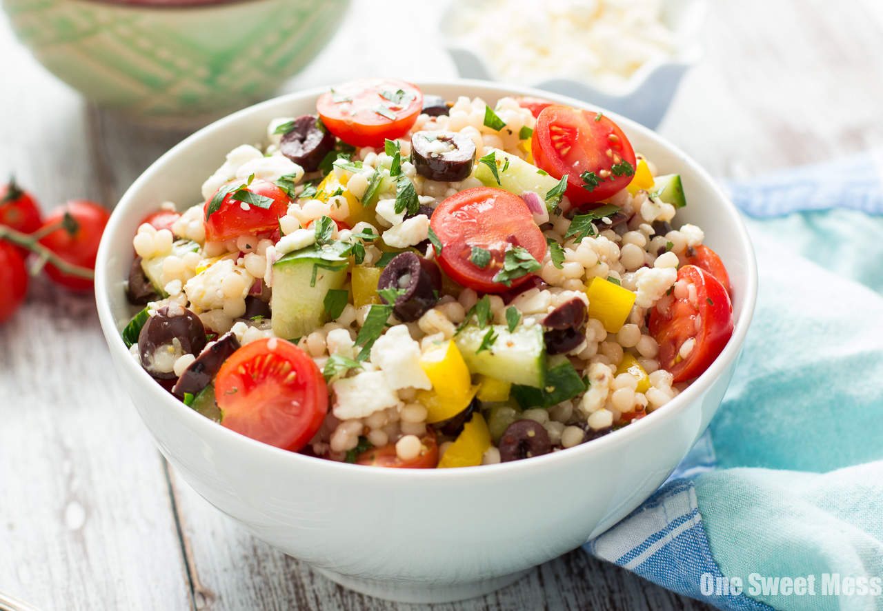 Greek Israeli Couscous Salad