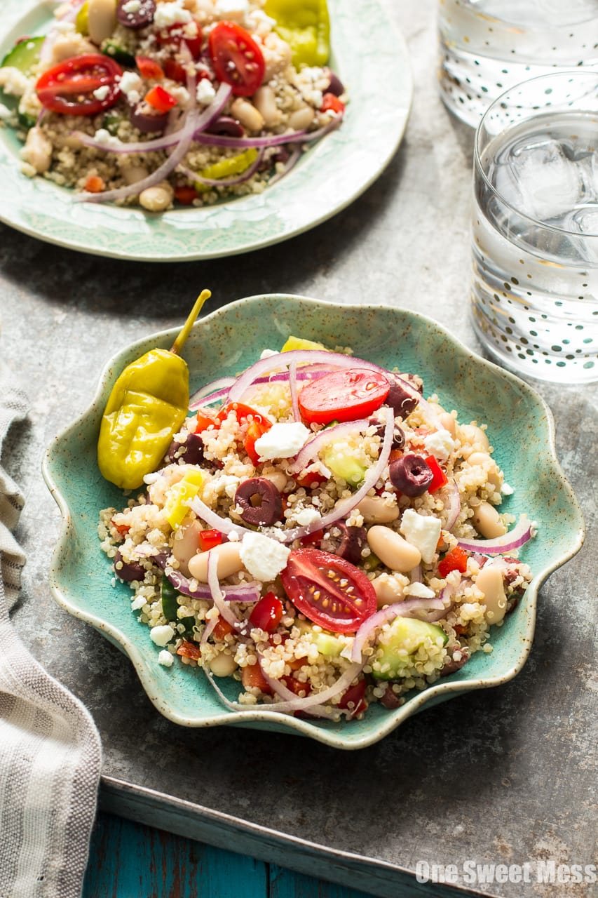 Greek Quinoa Salad - Naturally Gluten-Free and Vegetarian