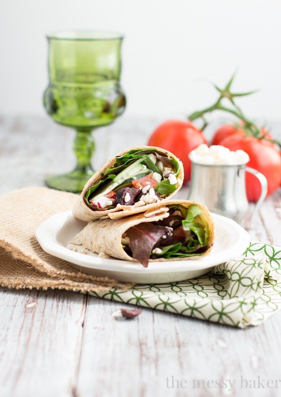 Greek Salad Wrap