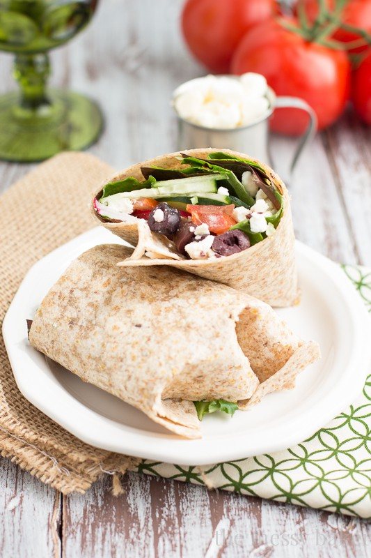 Greek Salad Wrap