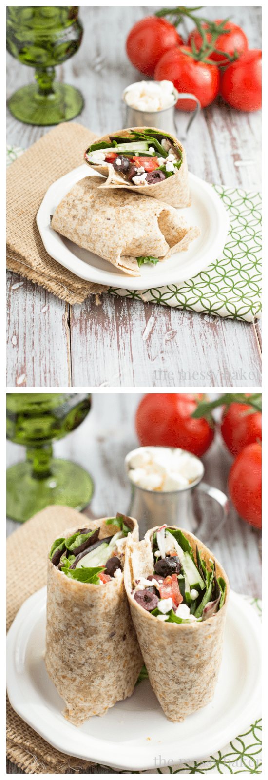 Greek Salad Wrap