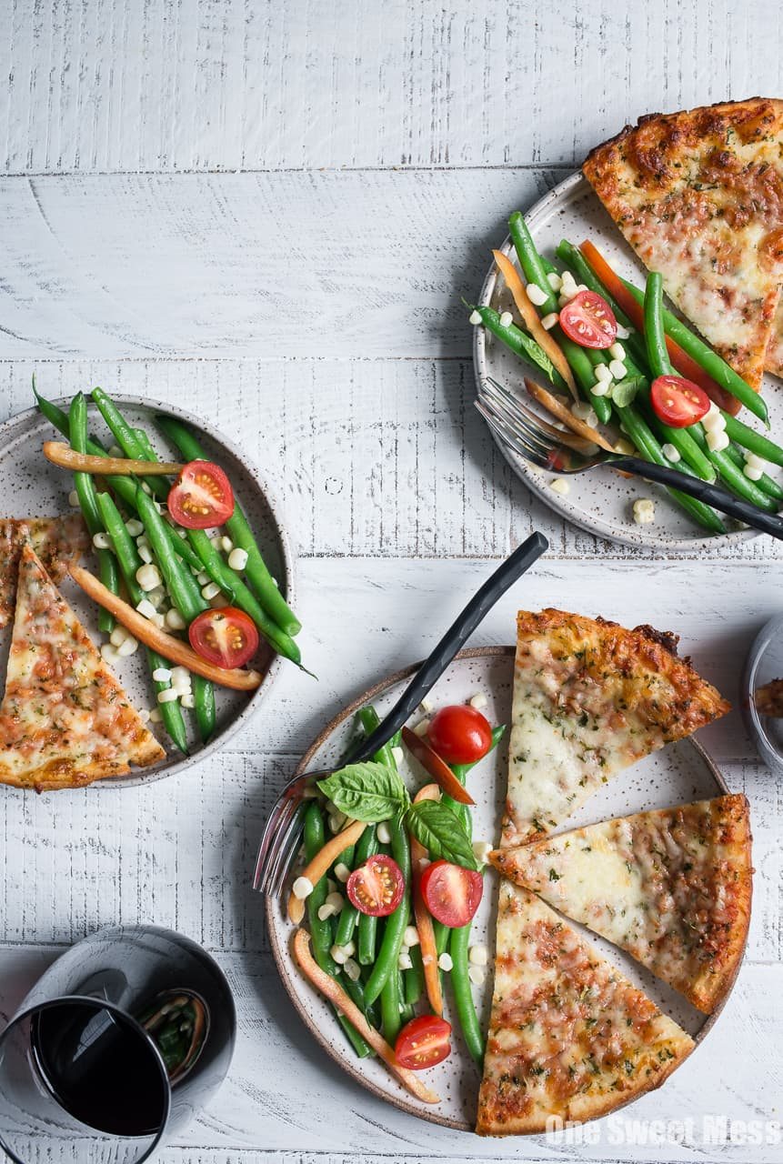 Grilled Corn, Red Pepper and Green Bean Salad {Gluten-Free + Vegan}