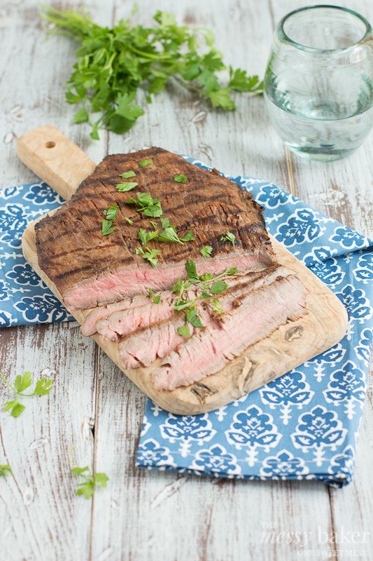 Grilled Tequila Chipotle Flank Steak