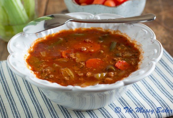 Ground Turkey & Vegetable Soup