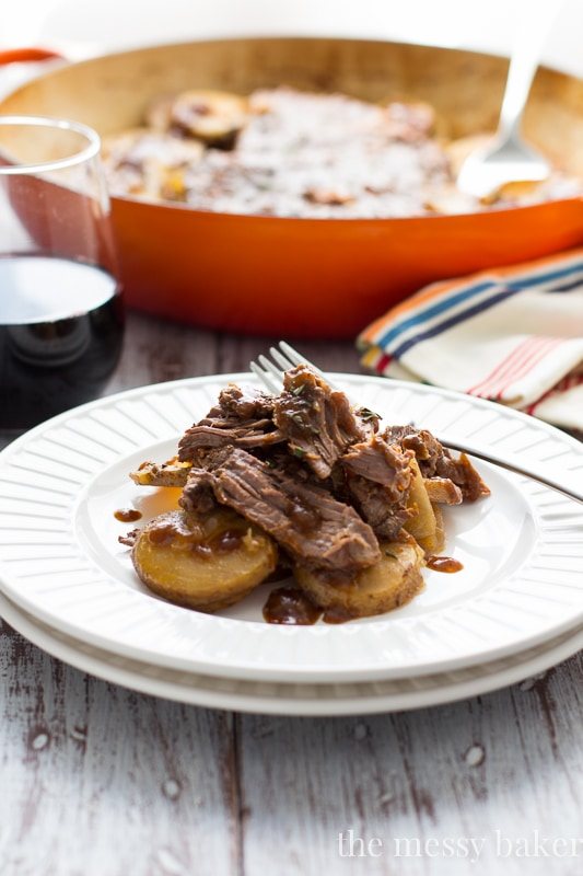 Guinness Braised Brisket with Potatoes