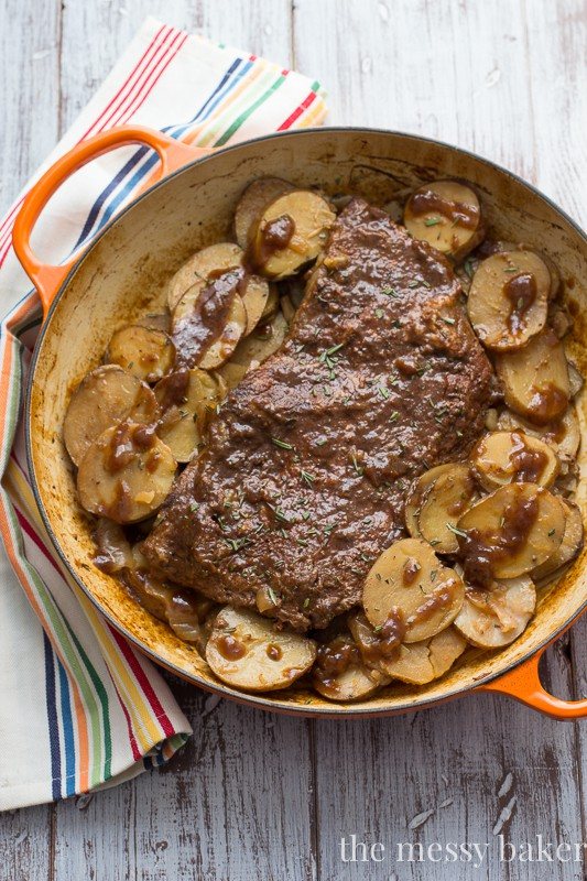 Guinness Braised Brisket with Potatoes