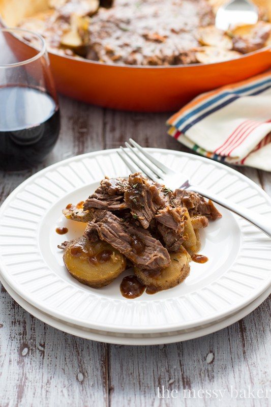 Guinness Braised Brisket with Potatoes