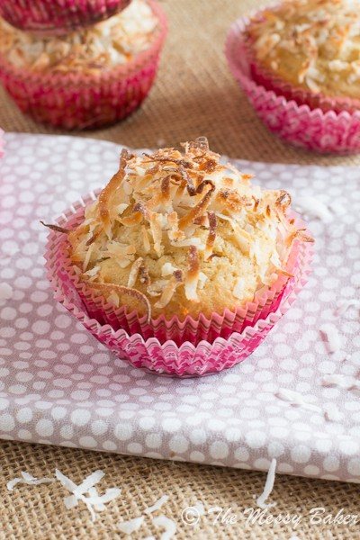 Pina Colada Muffins | www.themessybakerblog.com-6580