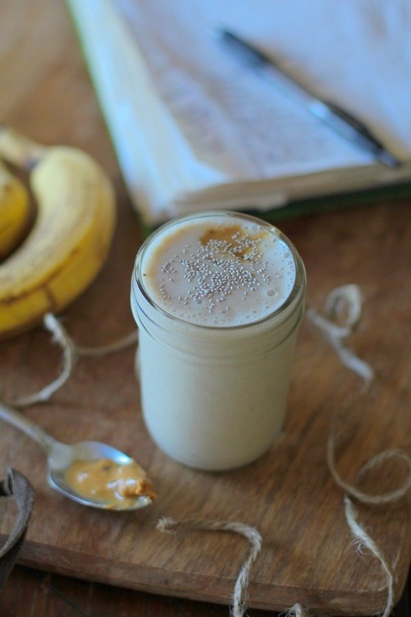 Almond Butter Chia Seed Smoothie