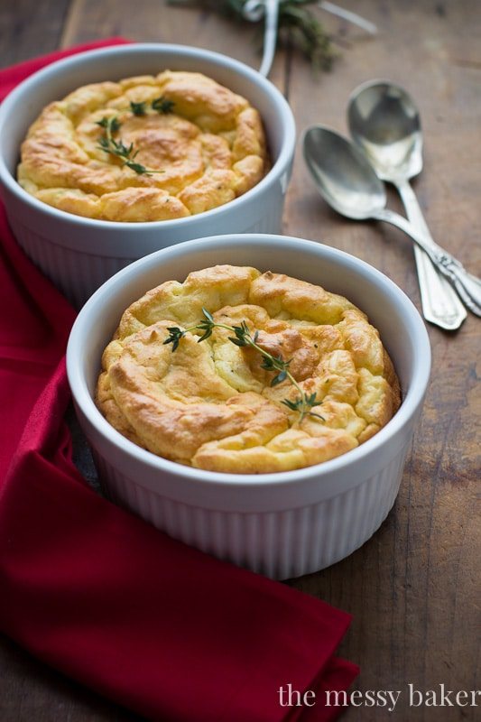 Herb & Cheese Potato Soufflés