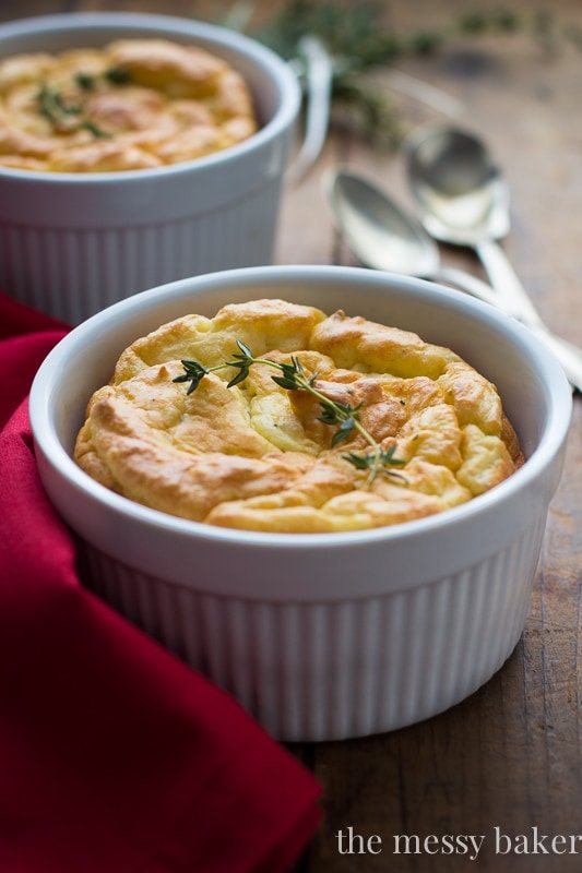 Herb & Cheese Potato Soufflés