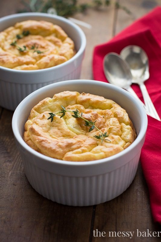 Herb & Cheese Potato Soufflés