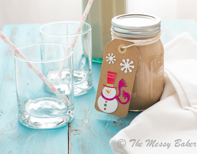 Homemade Caramel Bailey's Irish Cream from www.themessybakerblog.com