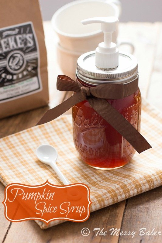 Homemade Pumpkin Spice Syrup