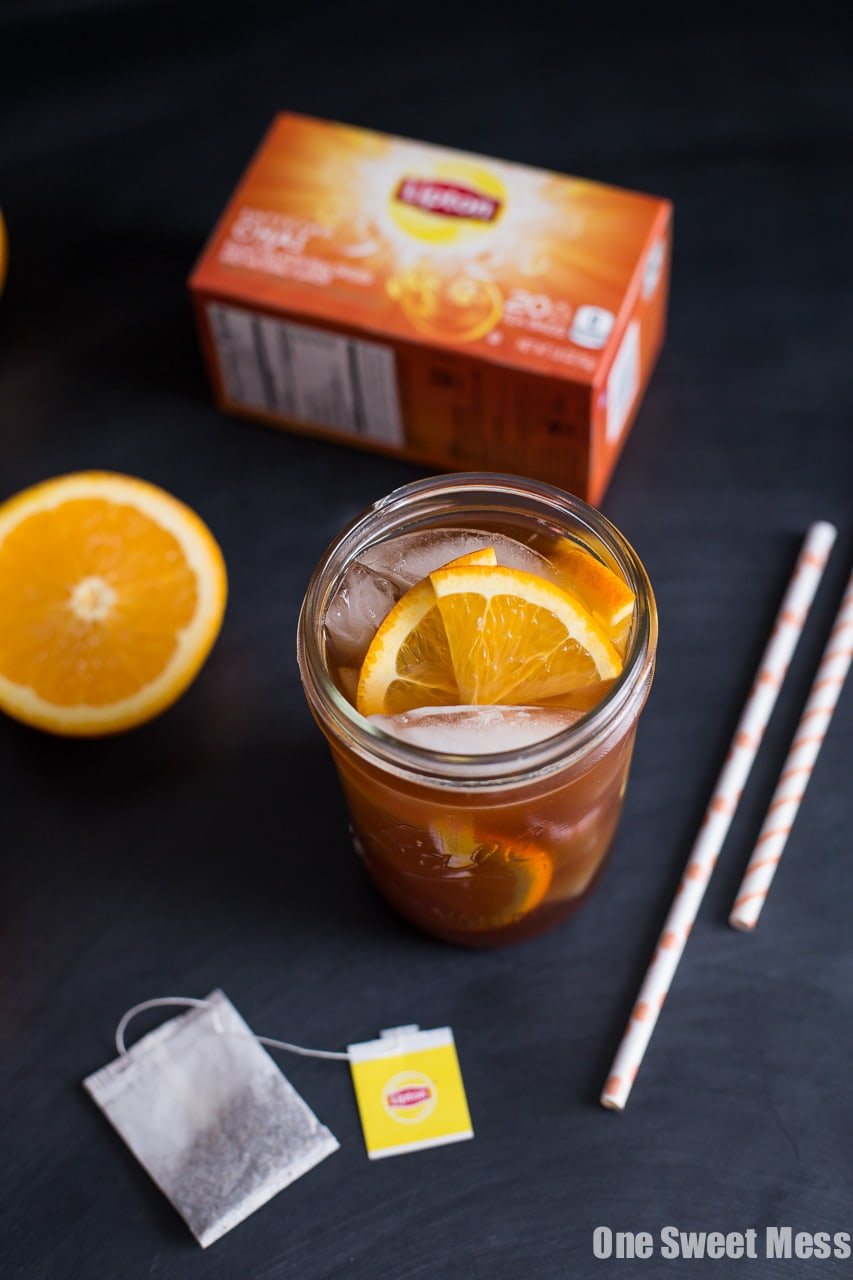 Honey Orange Iced Chai Tea
