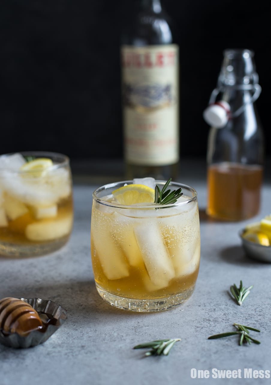 Honey Rosemary Lillet Spritzer
