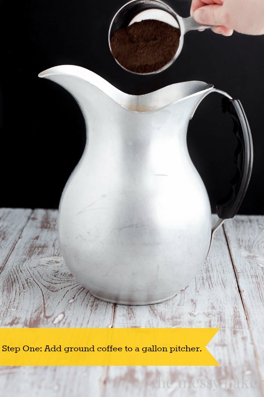 Cold Brewed Coffee Tutorial | www.themessybakerblog.com